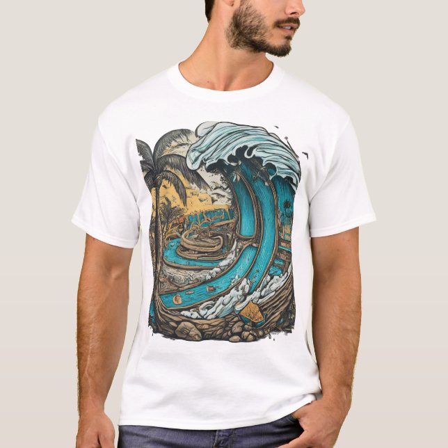 T-shirt Parc aquatique (Devant)