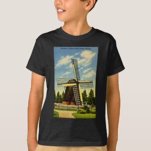 T-shirt Parc cru de Hollande, Michigan de moulin à vent