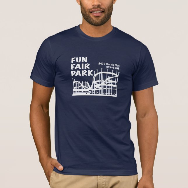 T-shirt Parc de foire d'amusement dans votre choix de (Devant)
