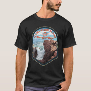 T-shirt Parc de la nation Acadia Thunder Hole Randonnée 19