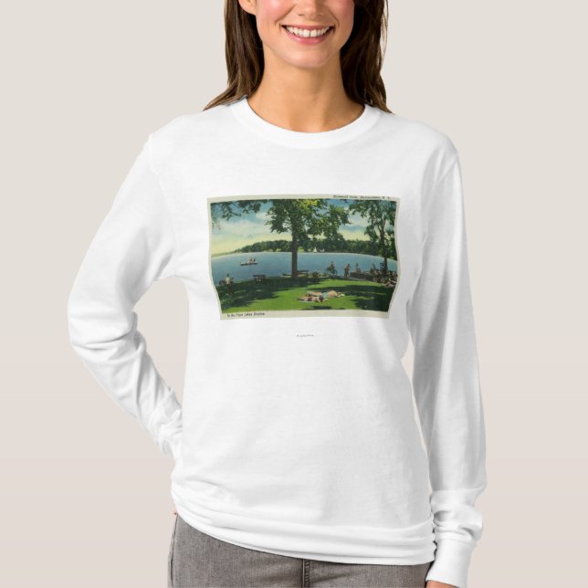 T-shirt Parc de Shotwell un jour ensoleillé (Devant)