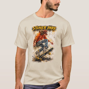 T-SHIRT PARC DE SKATE STONER