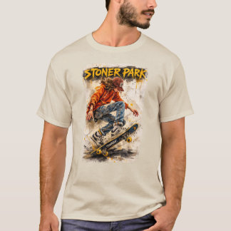 T-SHIRT PARC DE SKATE STONER