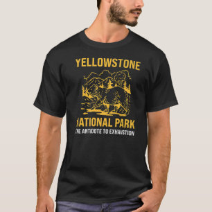 T-shirt parc de yellowstone parc d'épuisement antidote Yel