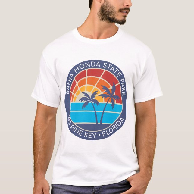 T-shirt Parc d'état de Bahia Honda (Devant)