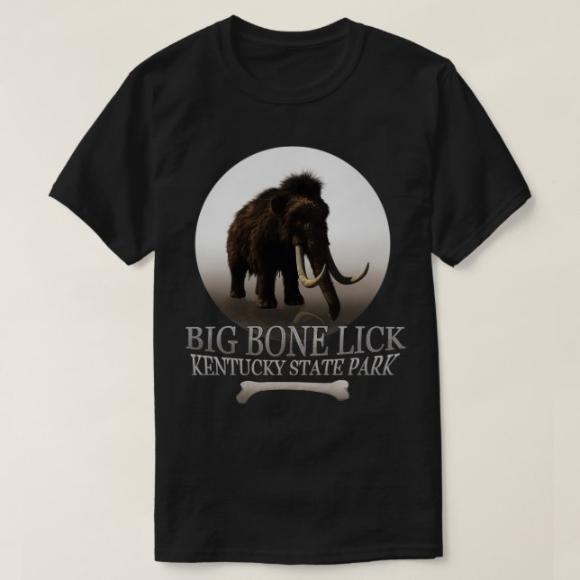 T-shirt Parc d'état de Big Bone Lick Kentucky (Design devant)
