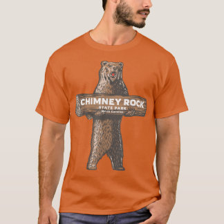 T-shirt Parc d'état de Chimney Rock North Carolina Bear Va