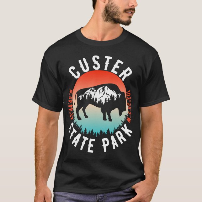 T-shirt Parc d'état de Custer, Dakota du Sud, Amateurs de  (Devant)