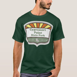 T-shirt Parc d'état de Cypremort Point Louisiana LA Badge 