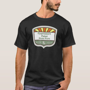 T-shirt Parc d'état de Cypremort Point Louisiana La Badge 