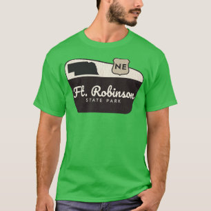 T-shirt Parc d'état de Fort Robinson Affiche de bienvenue 