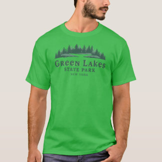 T-shirt Parc d'État de Green Lakes New York