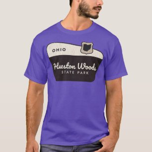 T-shirt Parc d'état de Hueston Woods dans l'Ohio Affiche d