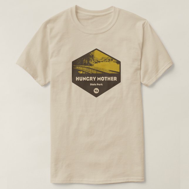 T-shirt Parc d'état de la Mère affamée Virginie (Design devant)