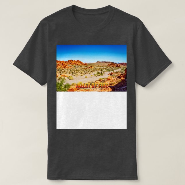 T-shirt Parc d'état de la vallée du feu 6 (Design devant)
