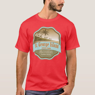 T-shirt Parc d'État de l'île St George Comté de Franklin F