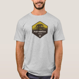 T-shirt Parc d'état de Pilot Mountain en Caroline du Nord
