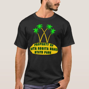 T-shirt Parc d'état de plage de Père Noël Rosita
