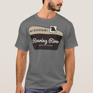 T-shirt Parc d'état de Roaring River Missouri Affiche de b