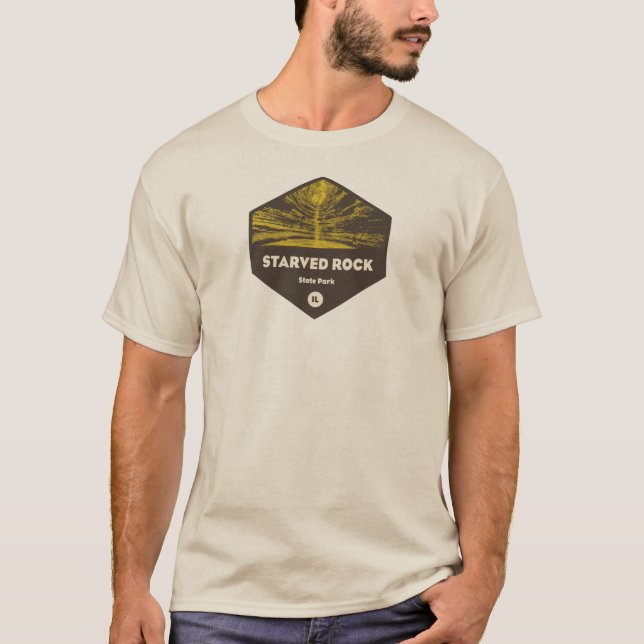 T-shirt Parc d'état de Rock Starfleet Illinois (Devant)