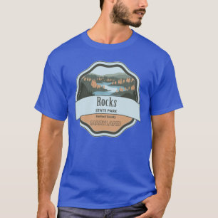 T-shirt Parc d'État de Rocks Comté de Harford
