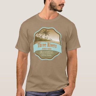 T-shirt Parc d'État de Three Rivers Comté de Jackson Flori