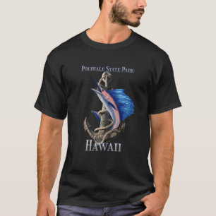 T-shirt Parc d'État Polihale Hawaii Espadon Marlin Océan