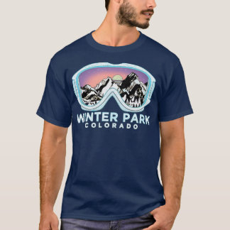 T-shirt Parc d'hiver Design de ski Parc d'hiver CO Ski
