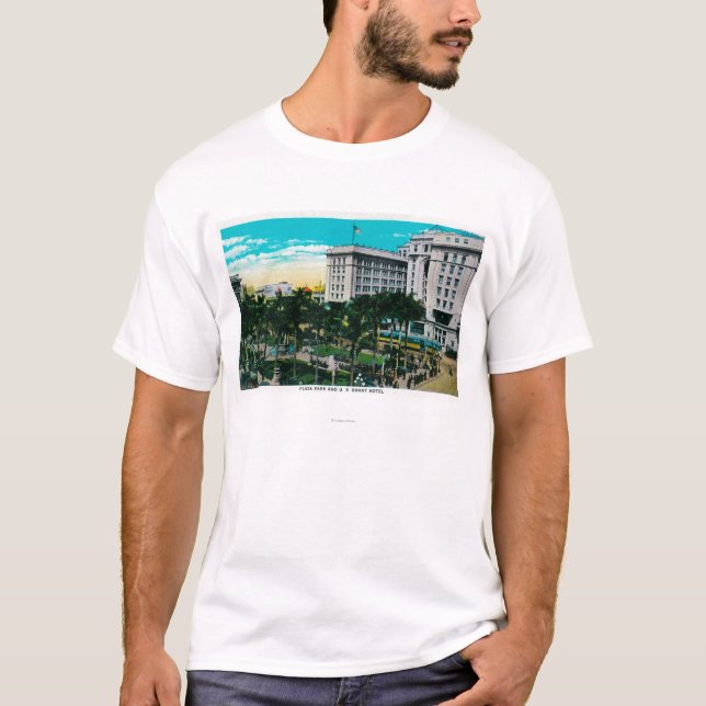 T-shirt Parc et les États-Unis Grant HotelSan Diego, CA de (Devant)
