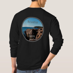 T-shirt Parc national Acadia Grey Thunder Hole Maine