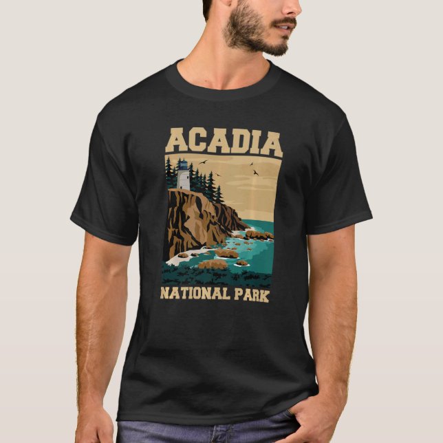 T-shirt Parc national Acadia Randonnée Vacances 1 (Devant)