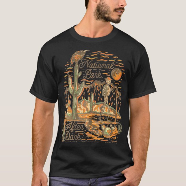 T-shirt Parc National Après La Sombre - Vacances D'Été Sur (Devant)