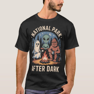 T-shirt Parc national après la tombée de la nuit Camping A