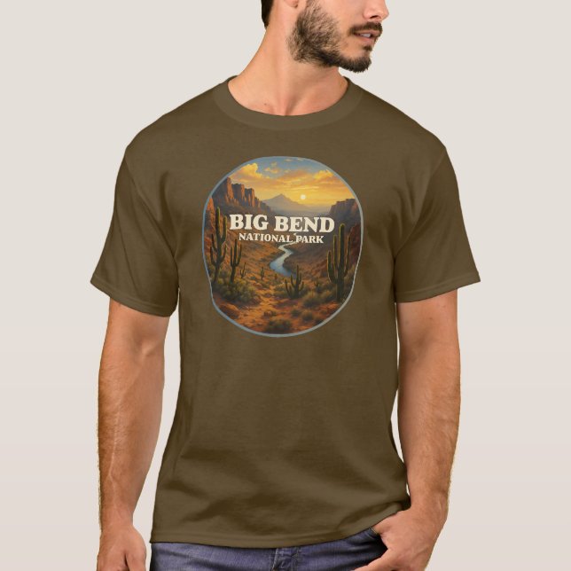 T-shirt Parc national Big Bend (Devant)