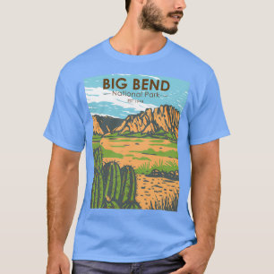 T-shirt Parc national Big Bend Chihuahuan Désert Vintage 1