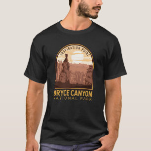 T-shirt Parc national Bryce Canyon Inspiration Point Retro