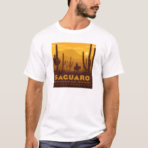 T-shirt Parc national Carré du Saguaro Arizona