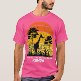 T-shirt Parc national d'Amboseli Kenya Afrique Safari Prem