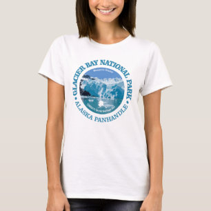 T-shirt Parc national de baie de glacier (couleur)