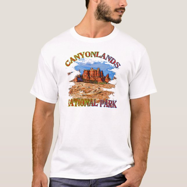 T-shirt Parc national de Canyonlands (Devant)