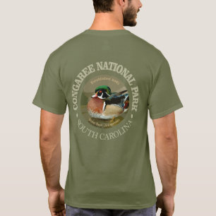T-shirt Parc national de Congaree (canard en bois)