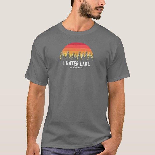 T-shirt Parc national de Crater Lake (Devant)