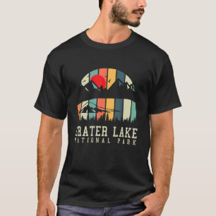 T-shirt Parc national de Crater Lake Randonnée Vacances 17