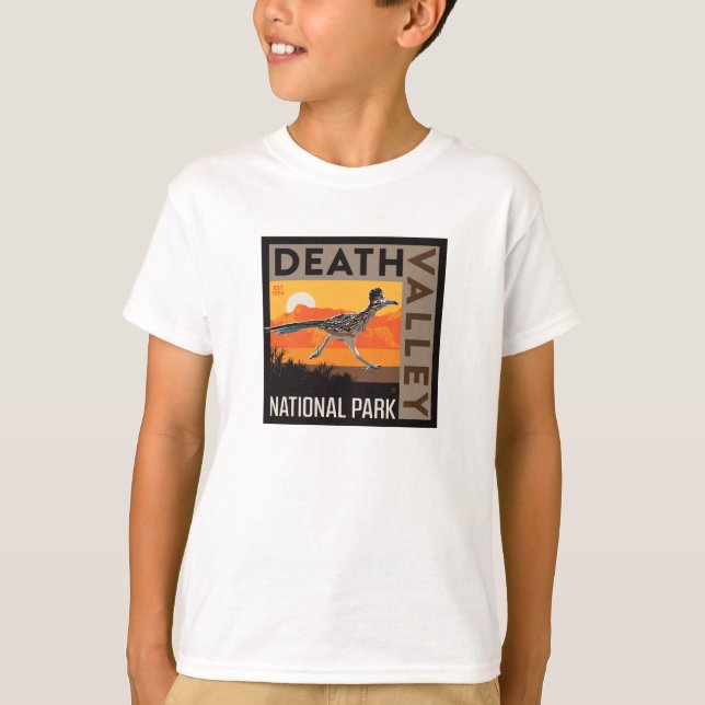 T-shirt Parc national de Death Valley | Roadrunner (Devant)