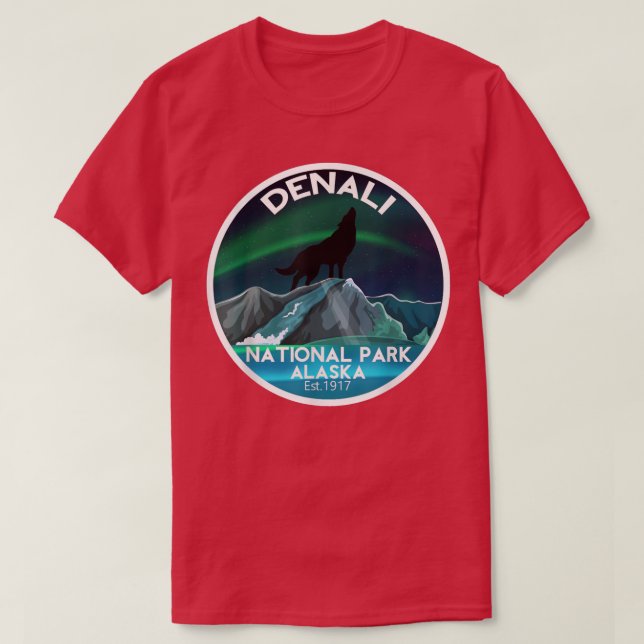 T-shirt Parc national de Denali  (Design devant)