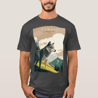 T-shirt Parc national de Denali 1