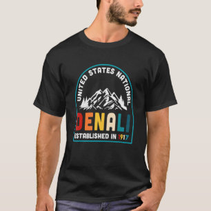 T-shirt Parc national de Denali Alaska Souvenirs AK