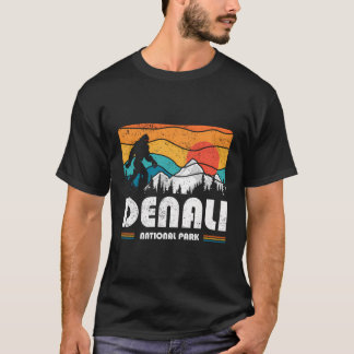 T-shirt Parc national de Denali Sasquatch Us Alaska Nature