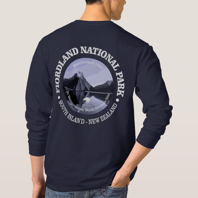 T-shirt Parc national de Fiordland (Dos)