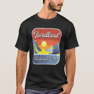 T-shirt Parc national de Fiordland Souvenir Nouvelle-Zélan